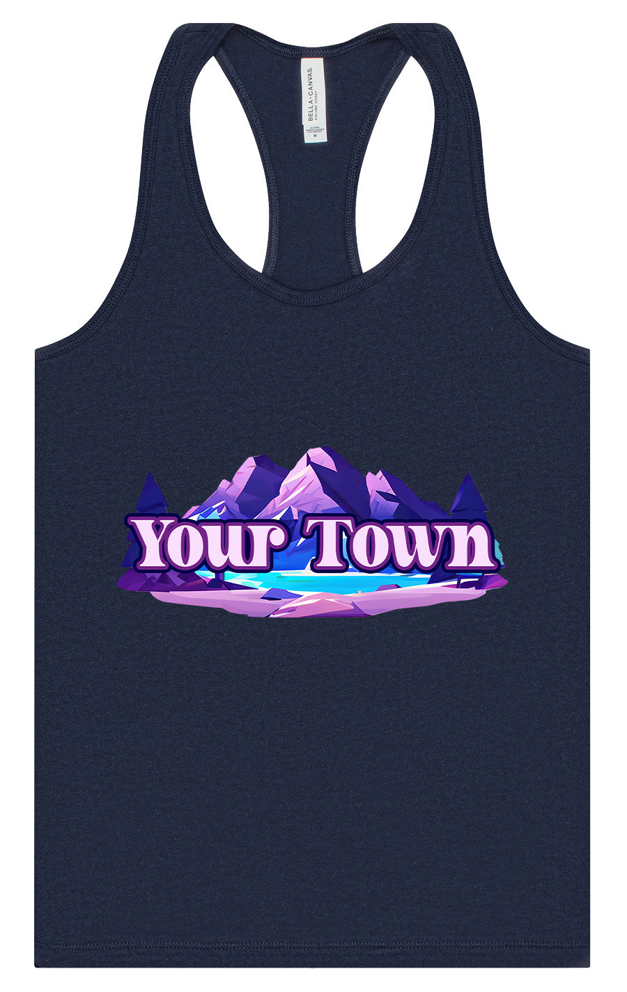 Custom Alpine Pawscape Women's Racerback Tank
