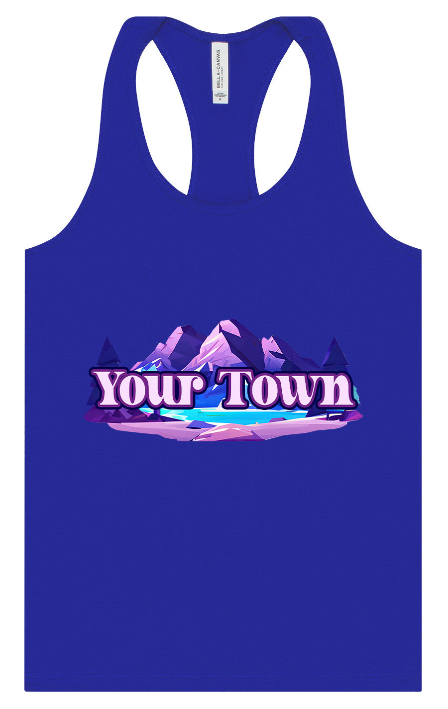 Custom Alpine Pawscape Women's Racerback Tank