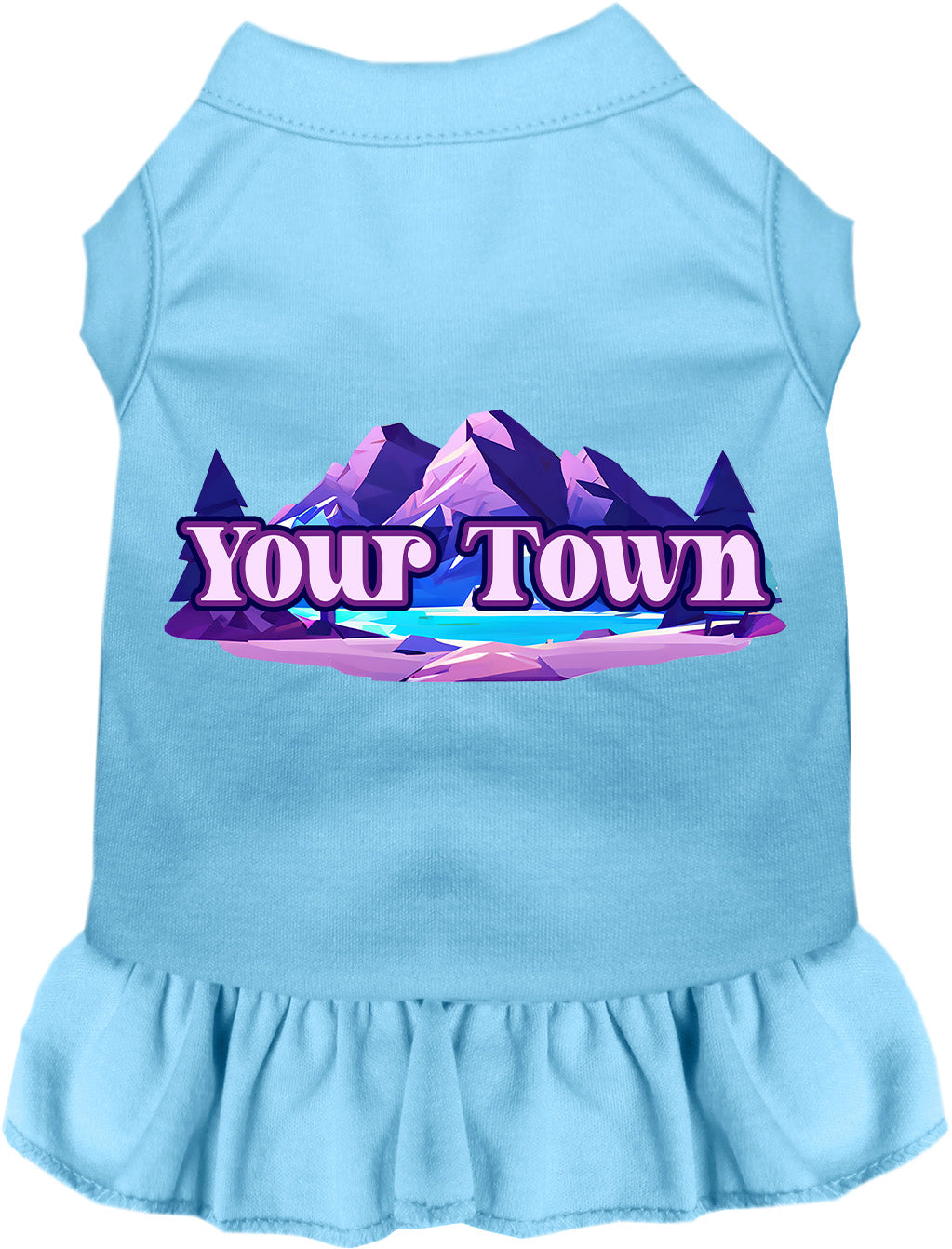 Custom Alpine Pawscape Pet Dress