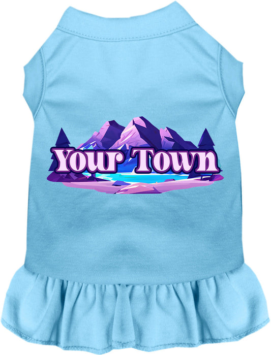 Custom Alpine Pawscape Pet Dress
