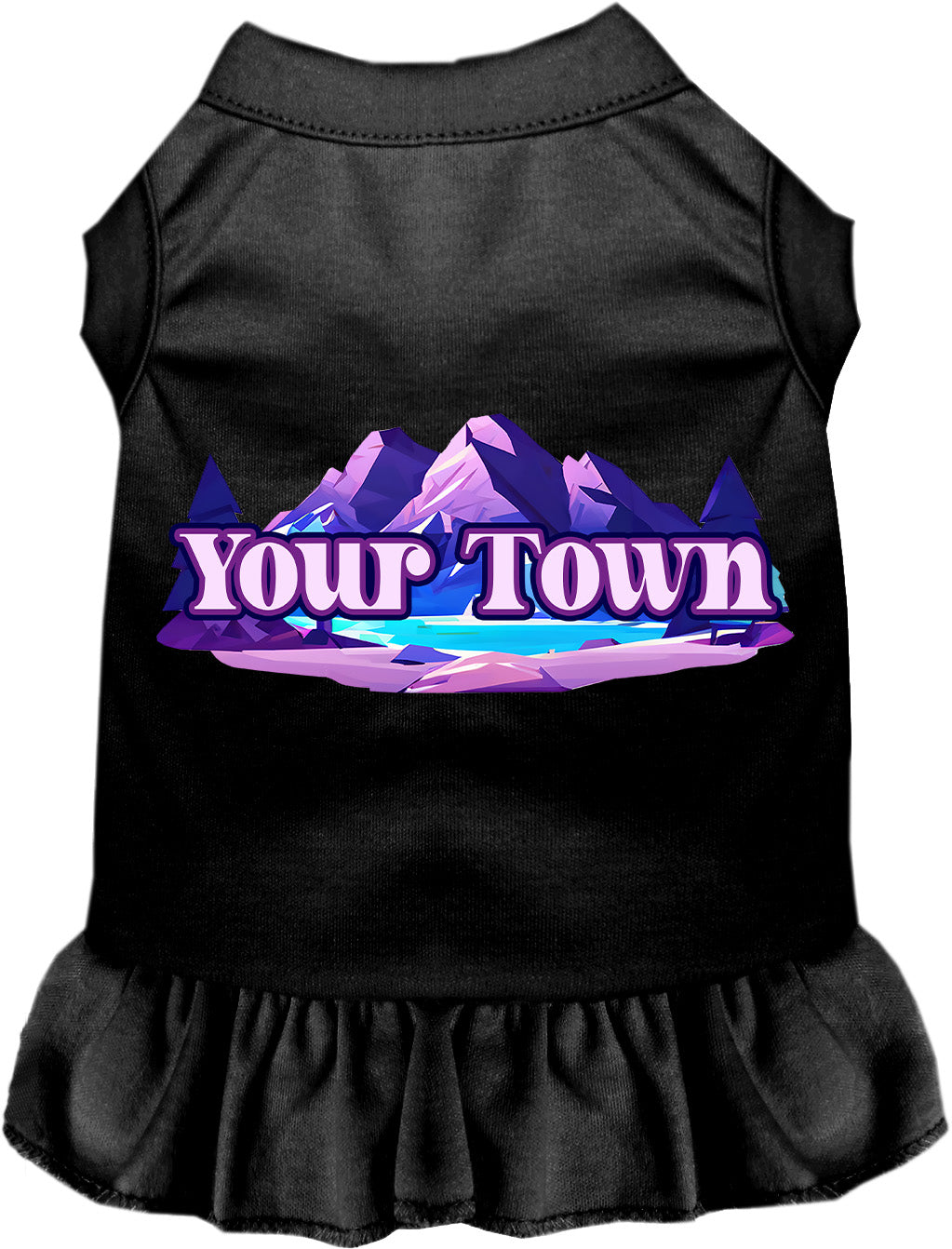 Custom Alpine Pawscape Pet Dress