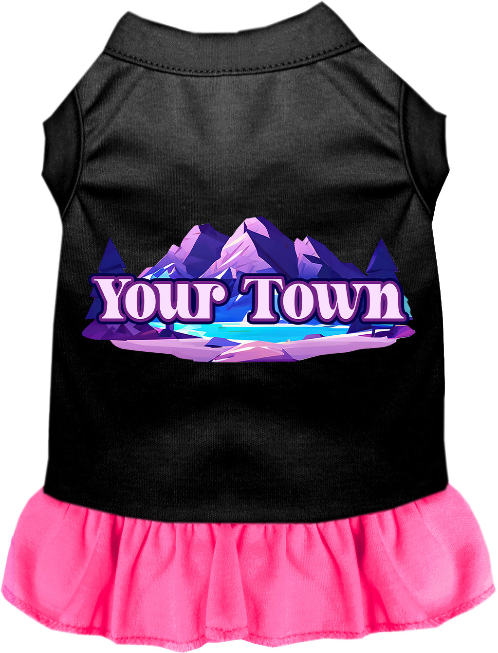 Custom Alpine Pawscape Pet Dress