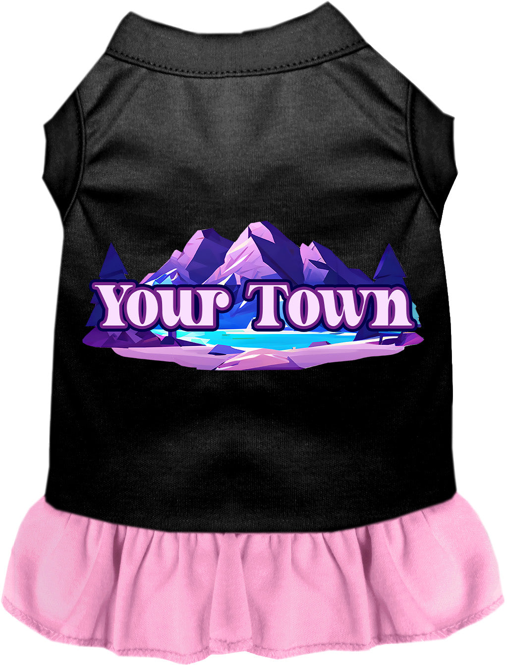 Custom Alpine Pawscape Pet Dress