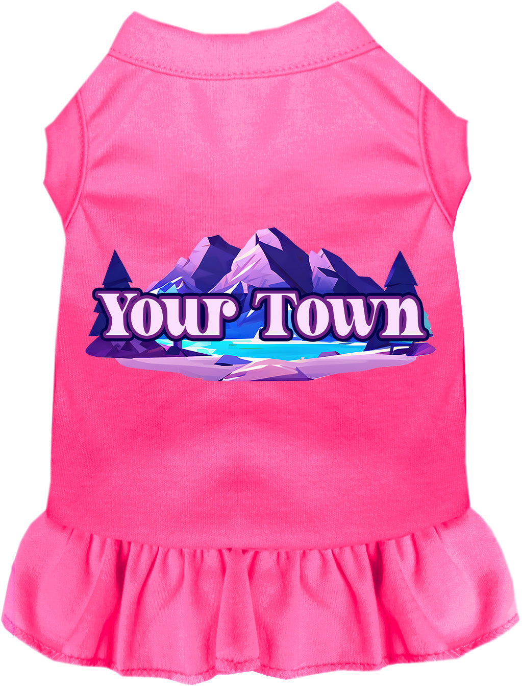 Custom Alpine Pawscape Pet Dress