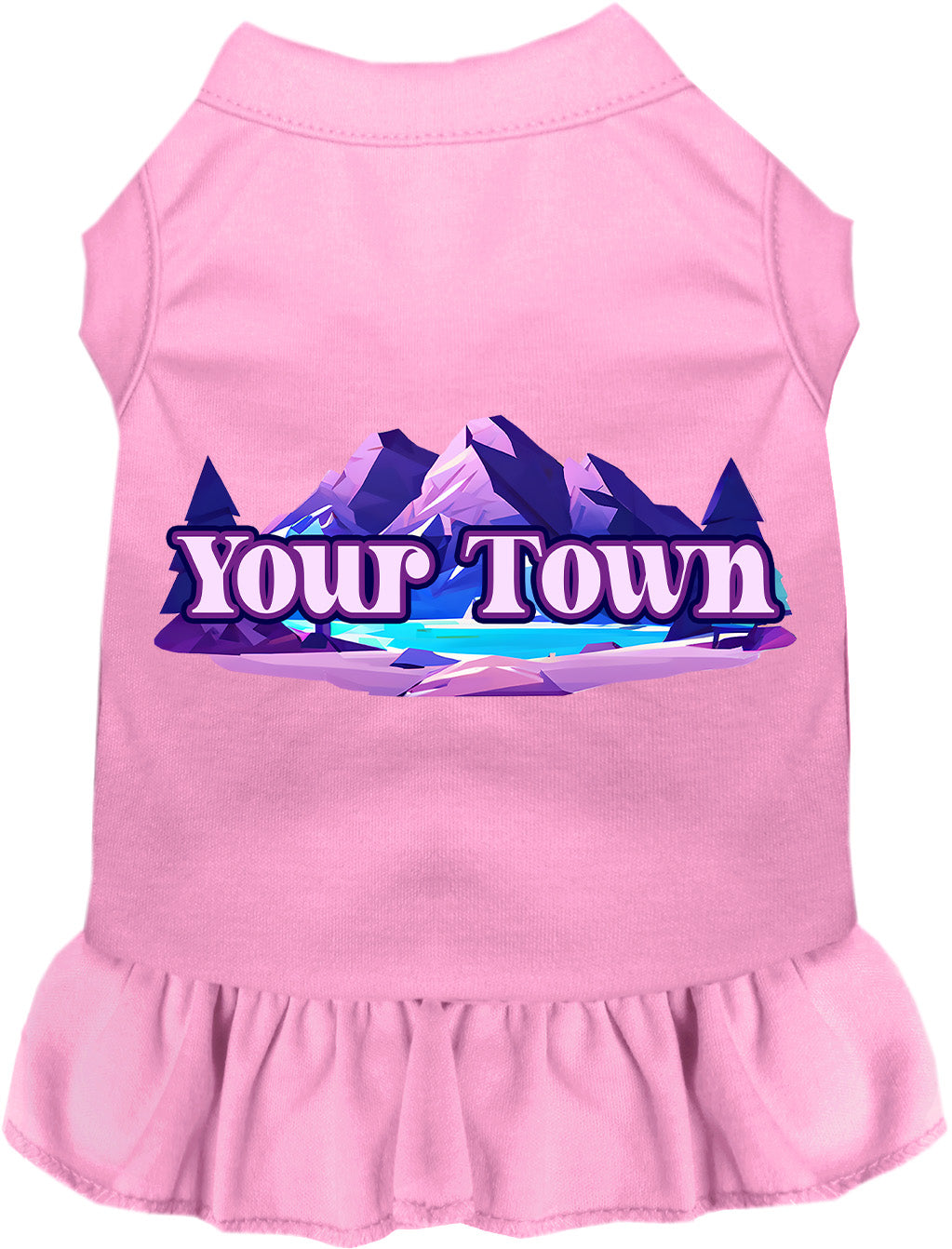 Custom Alpine Pawscape Pet Dress