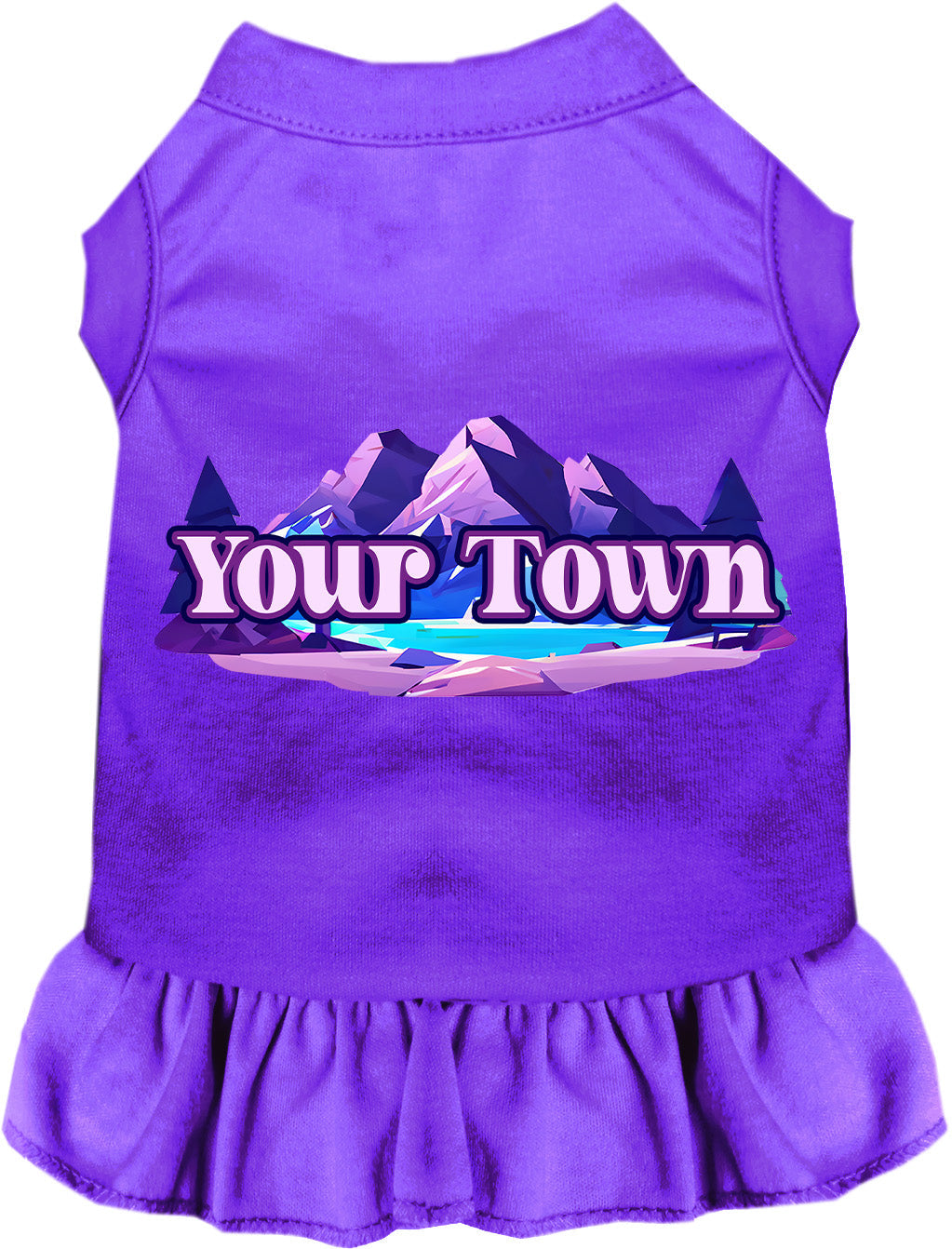 Custom Alpine Pawscape Pet Dress