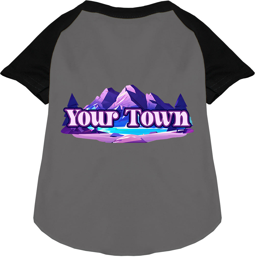 Custom Alpine Pawscape Pet Raglan Shirts