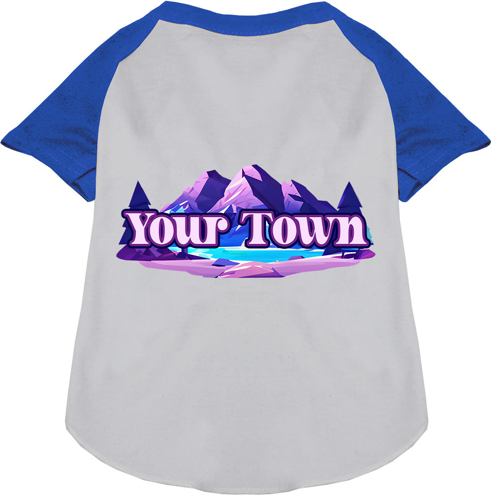 Custom Alpine Pawscape Pet Raglan Shirts