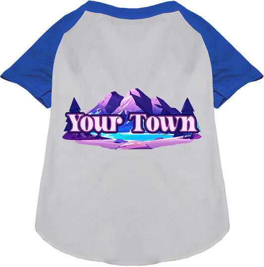 Custom Alpine Pawscape Pet Raglan Shirts