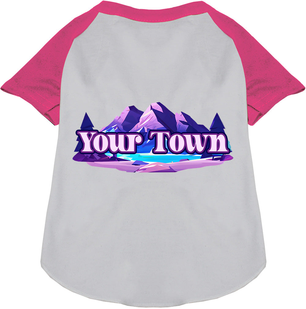 Custom Alpine Pawscape Pet Raglan Shirts