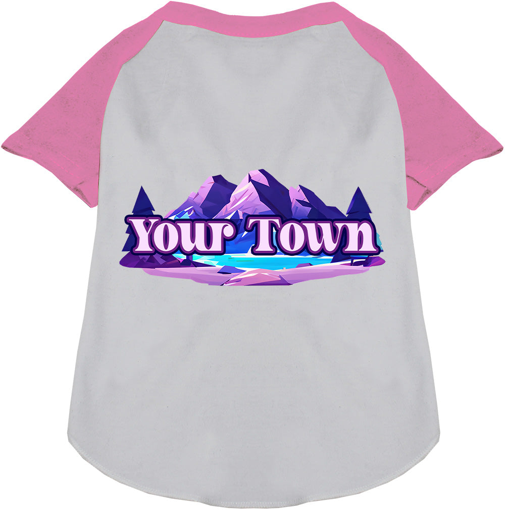 Custom Alpine Pawscape Pet Raglan Shirts