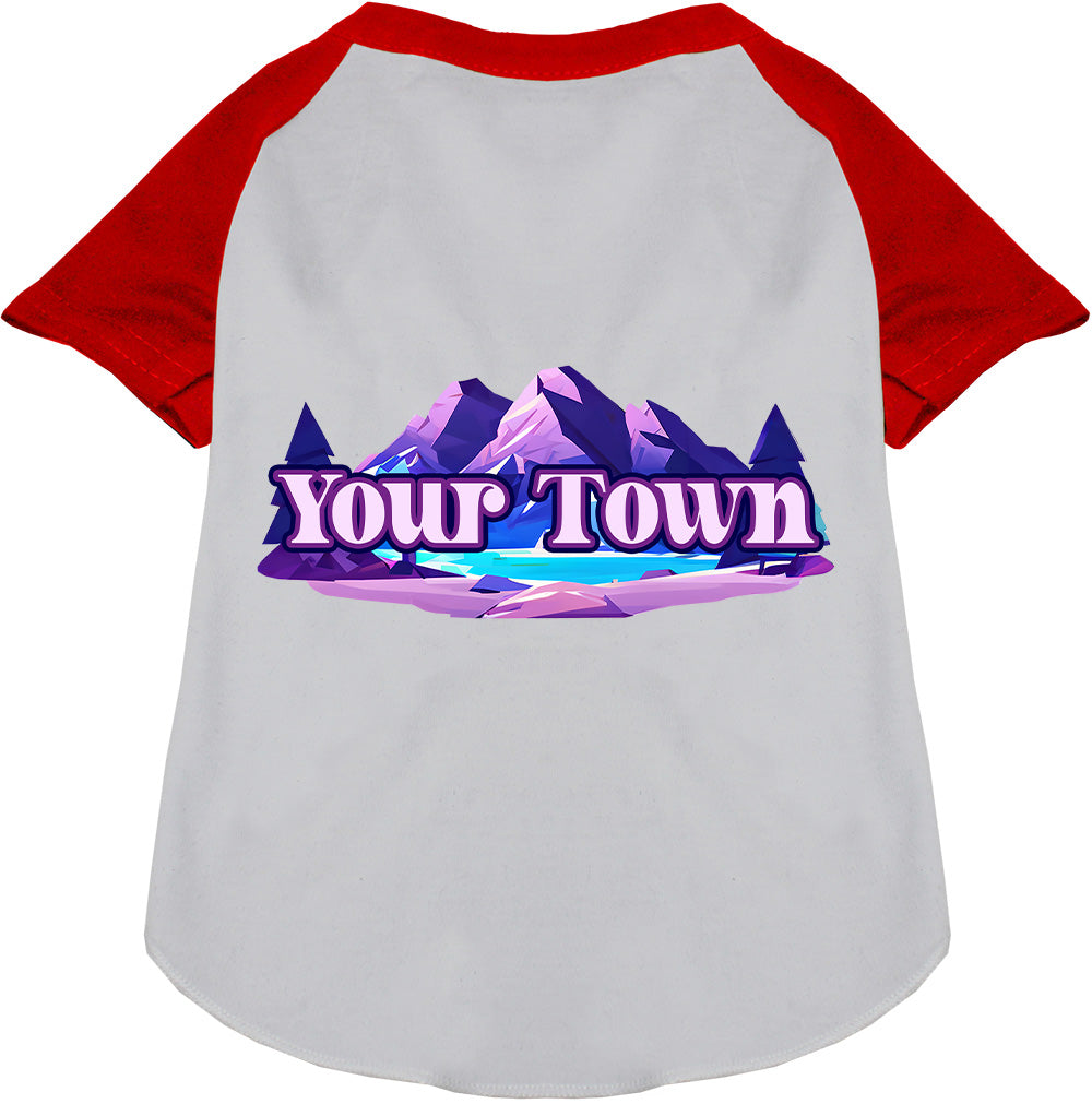 Custom Alpine Pawscape Pet Raglan Shirts