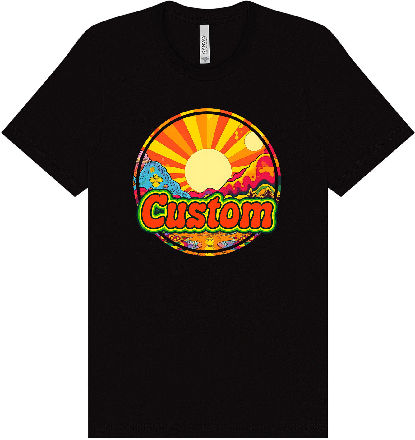 Custom Mellow Mountain Adult Bella Canvas Shirt