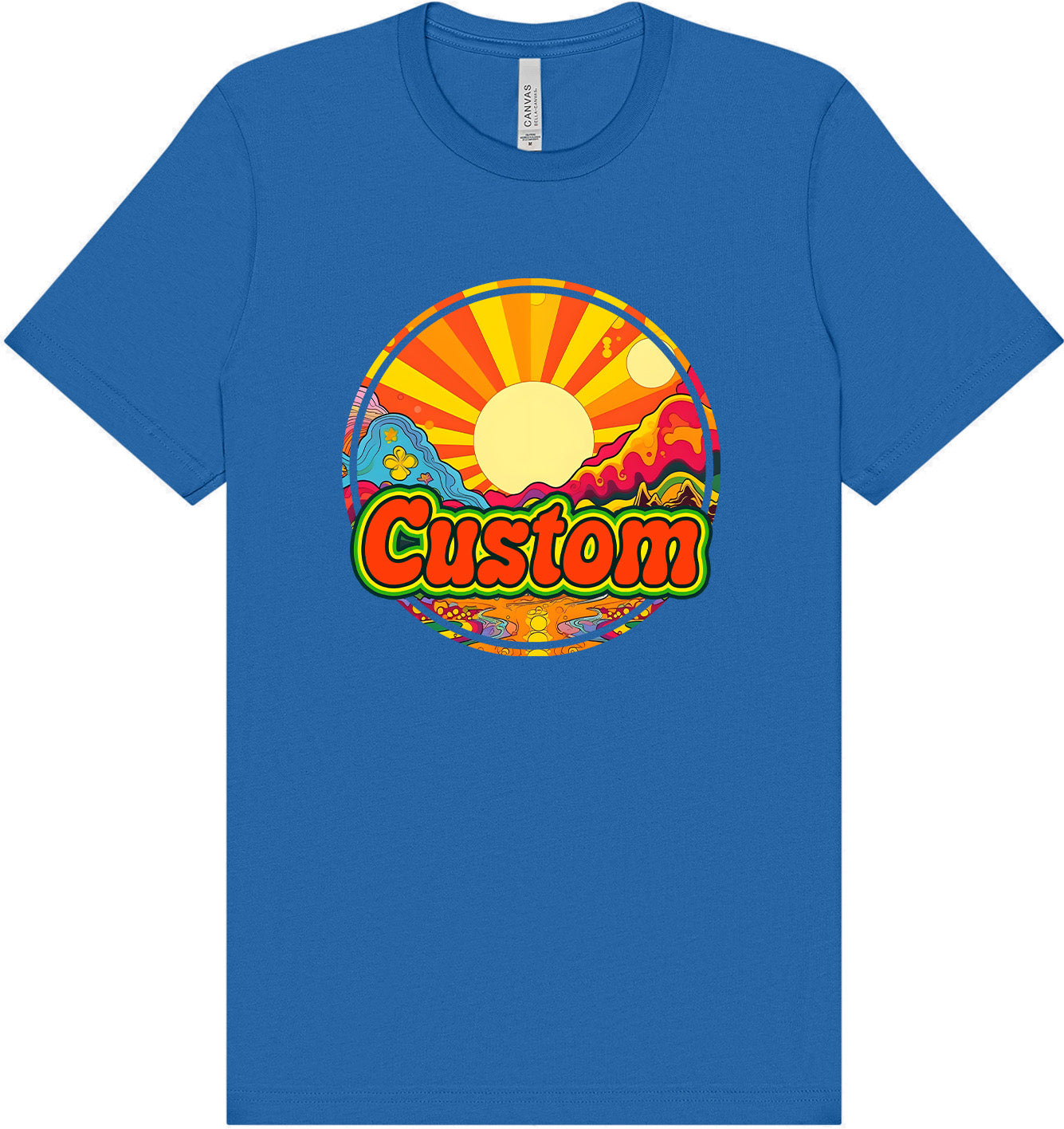 Custom Mellow Mountain Adult Bella Canvas Shirt