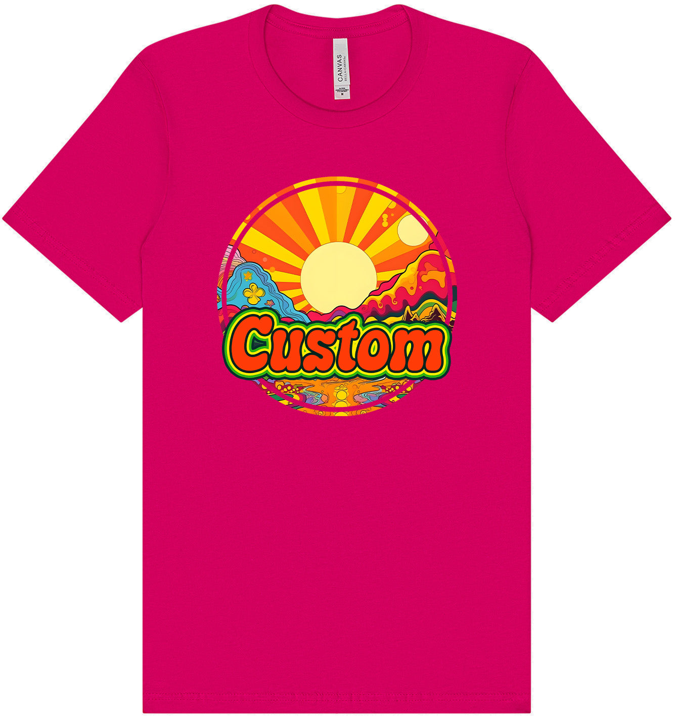 Custom Mellow Mountain Adult Bella Canvas Shirt