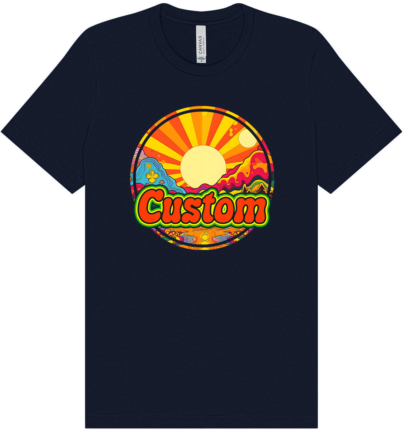 Custom Mellow Mountain Adult Bella Canvas Shirt