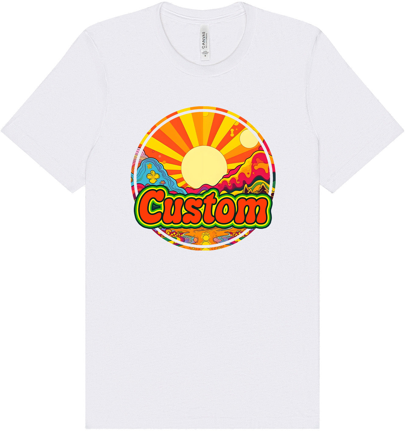 Custom Mellow Mountain Adult Bella Canvas Shirt