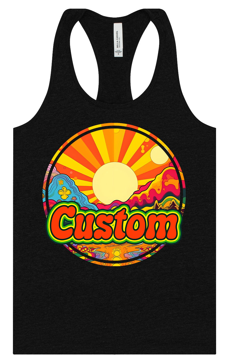 Custom Mellow Mountain Women's Racerback Tank