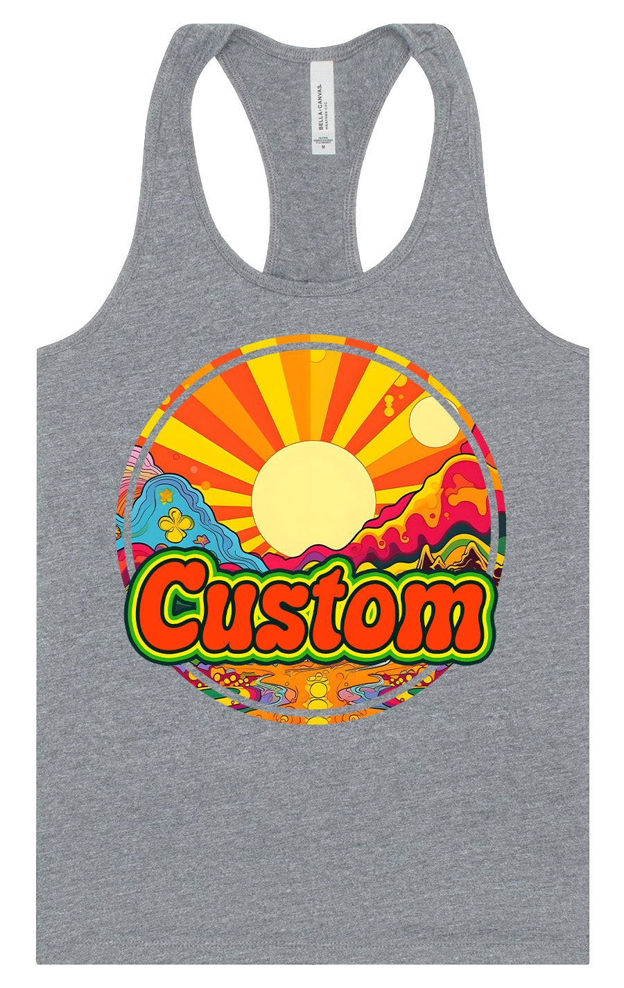 Custom Mellow Mountain Women's Racerback Tank