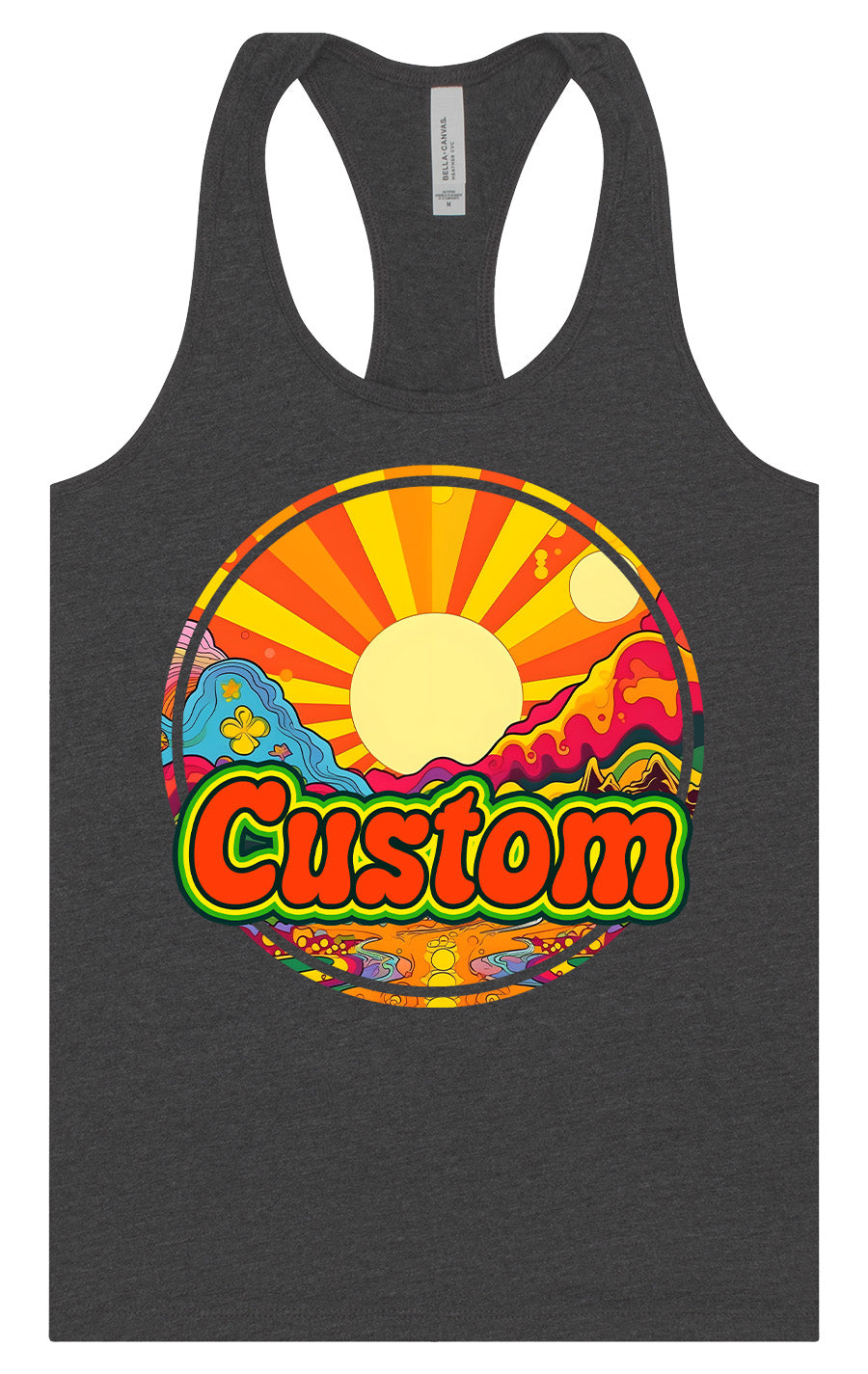 Custom Mellow Mountain Women's Racerback Tank