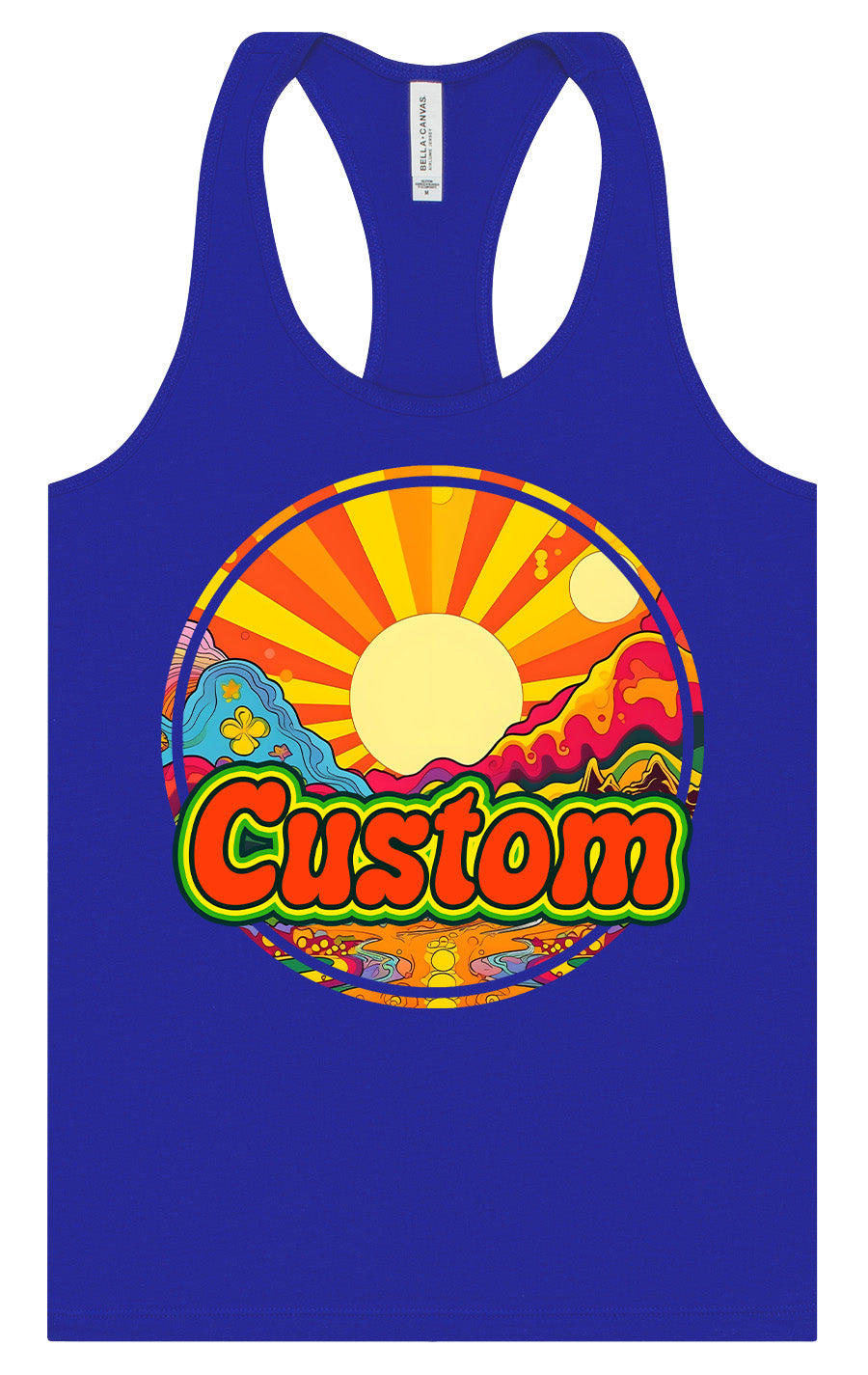 Custom Mellow Mountain Women's Racerback Tank