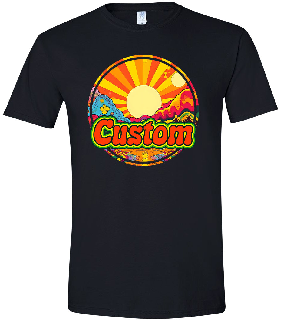 Custom Mellow Mountain Adult Gildan Soft Shirt