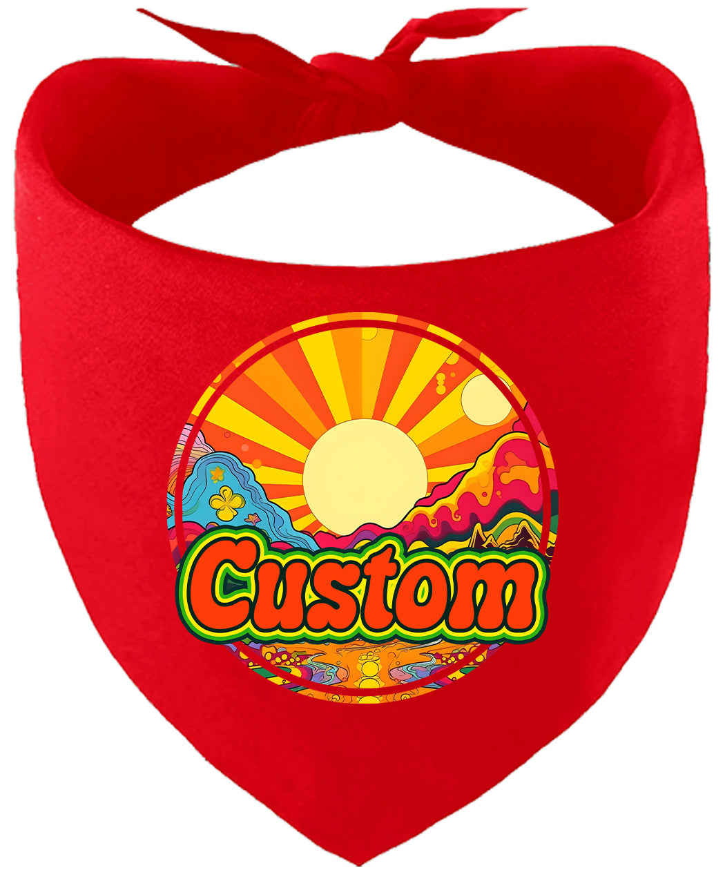 Custom Mellow Mountain Pet Bandana
