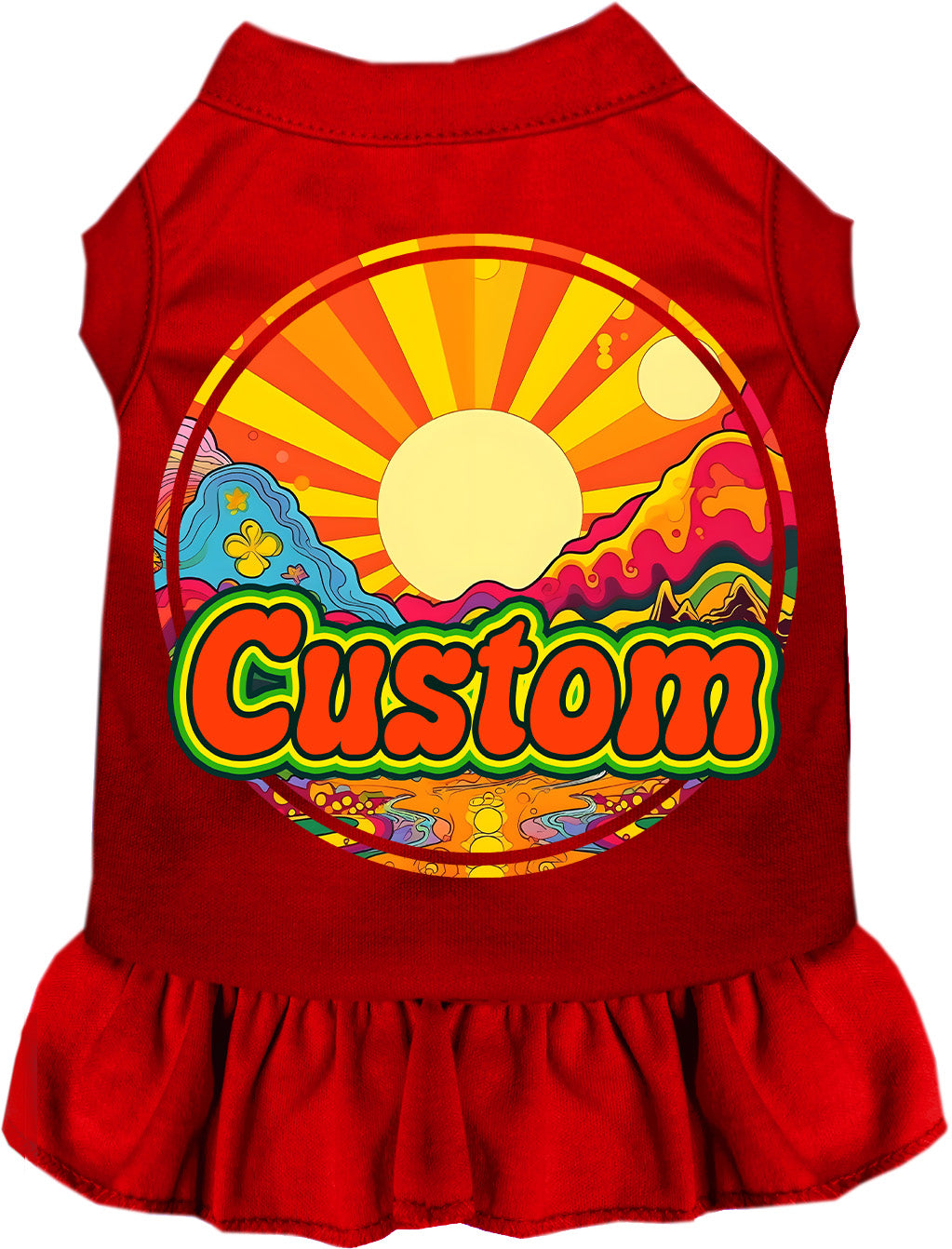 Custom Mellow Mountain Pet Dress
