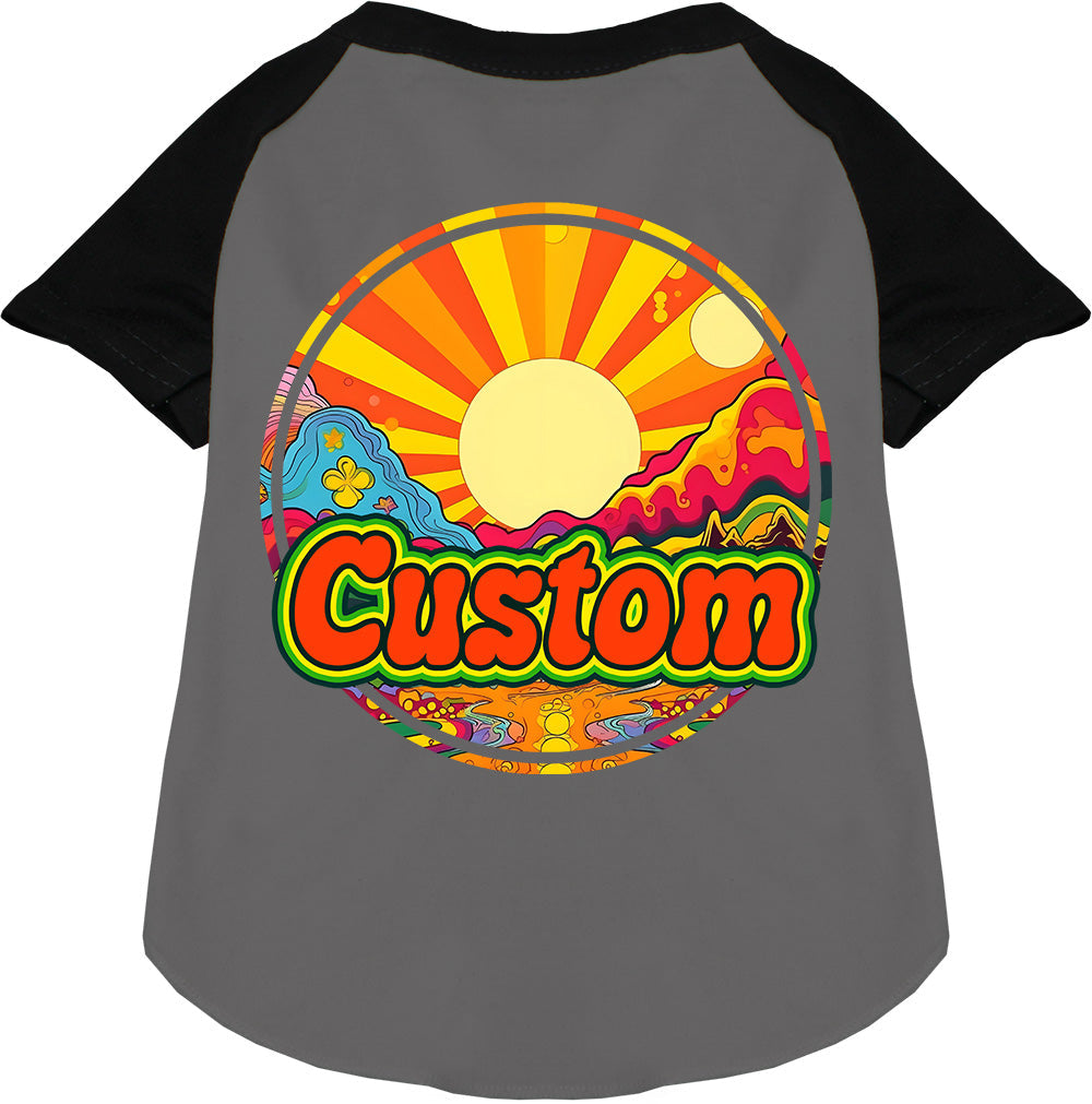 Custom Mellow Mountain Pet Raglan Shirts