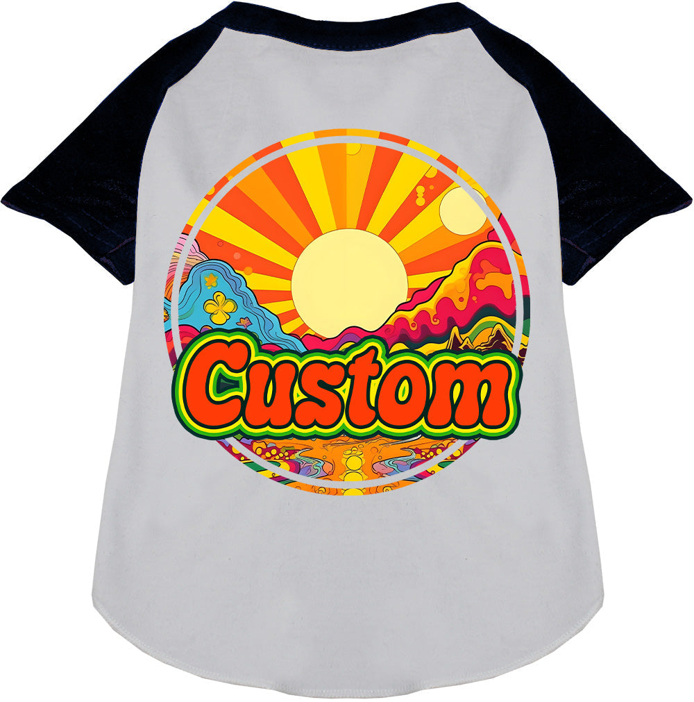 Custom Mellow Mountain Pet Raglan Shirts