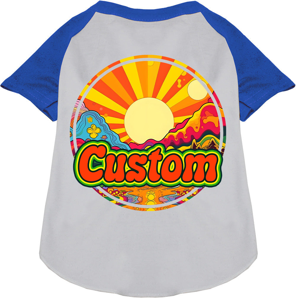 Custom Mellow Mountain Pet Raglan Shirts