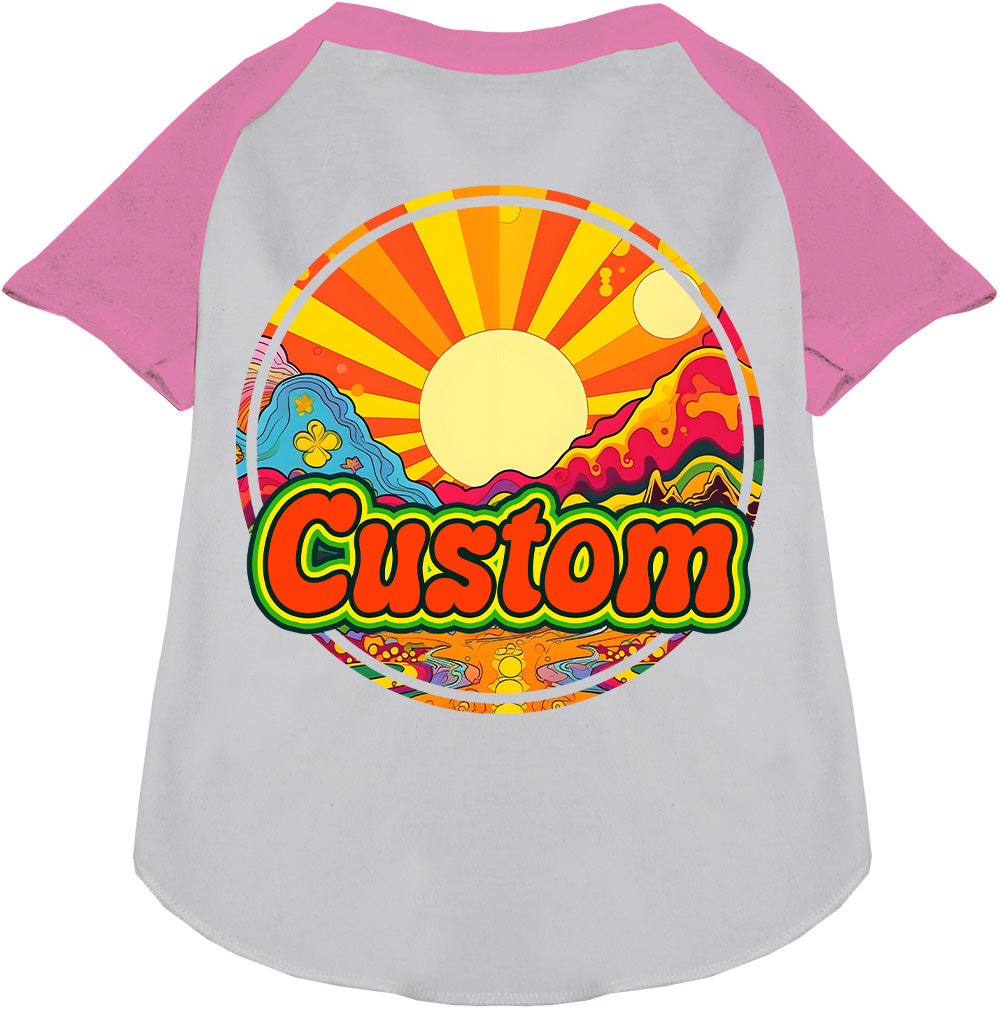 Custom Mellow Mountain Pet Raglan Shirts