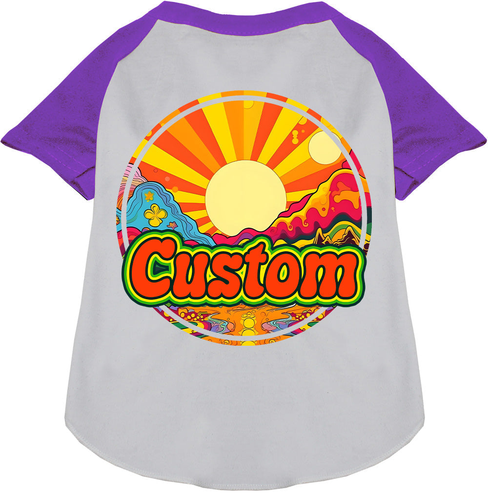 Custom Mellow Mountain Pet Raglan Shirts