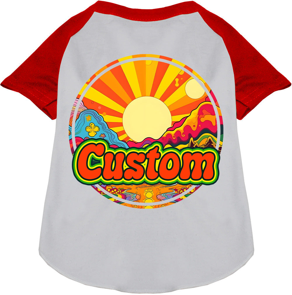 Custom Mellow Mountain Pet Raglan Shirts