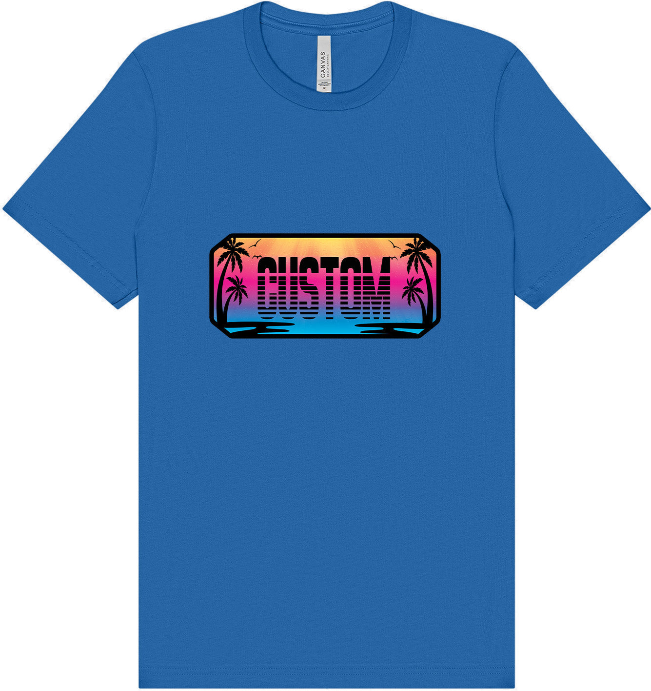 Custom Beach Shades Adult Bella Canvas Shirt