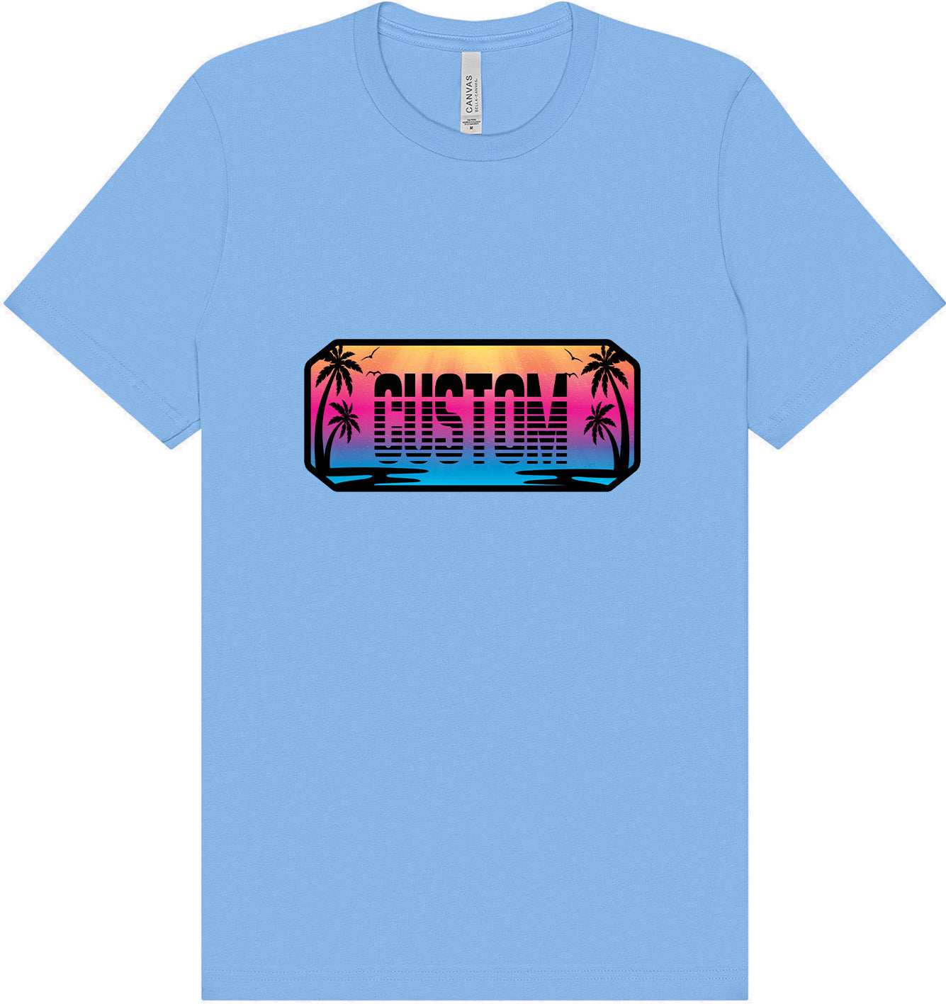 Custom Beach Shades Adult Bella Canvas Shirt