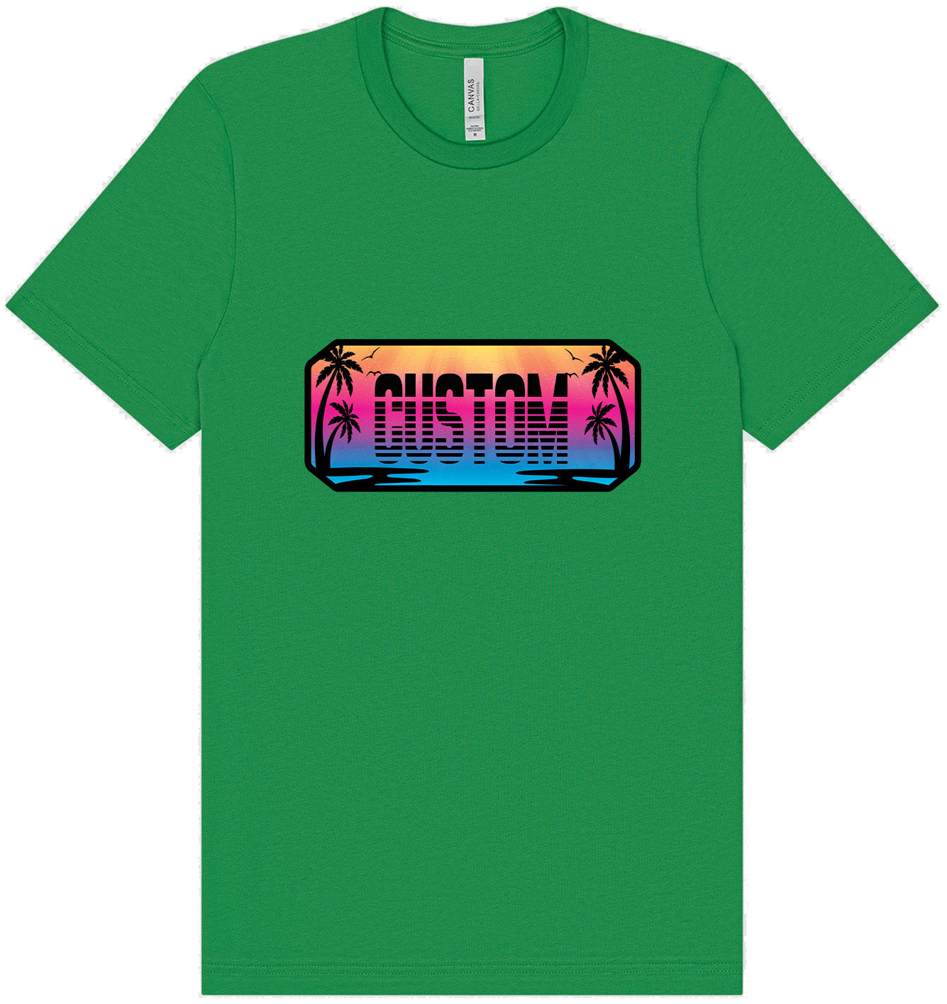 Custom Beach Shades Adult Bella Canvas Shirt