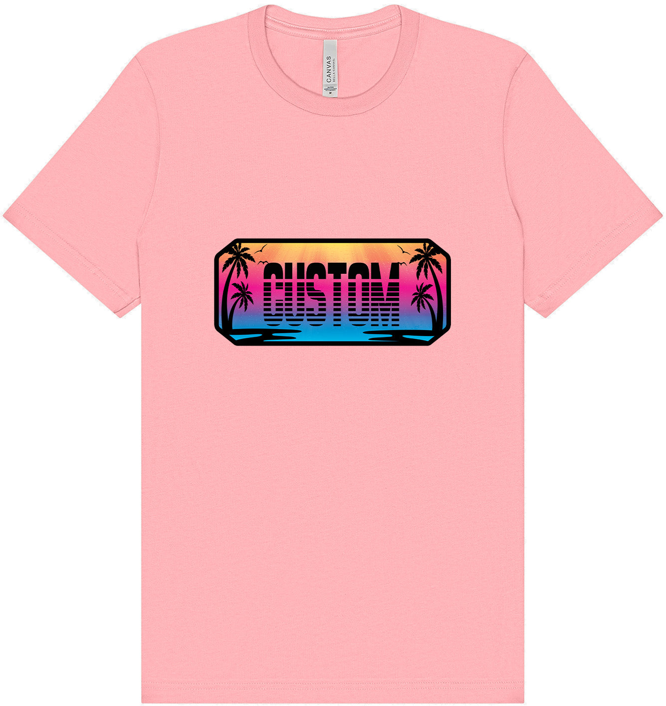 Custom Beach Shades Adult Bella Canvas Shirt