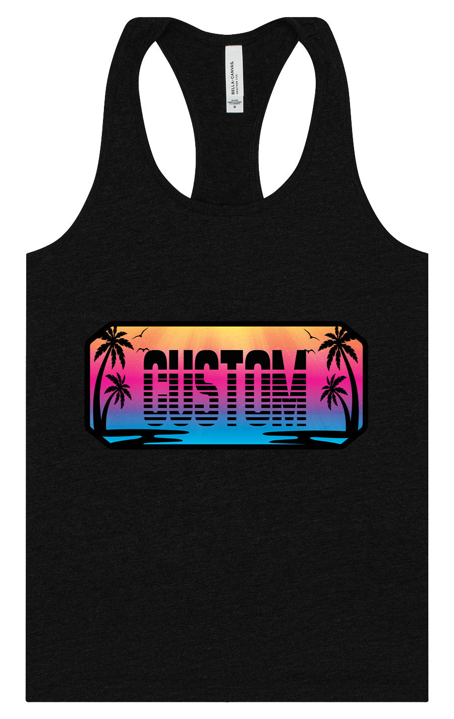 Custom Beach Shades Women's Racerback Tank