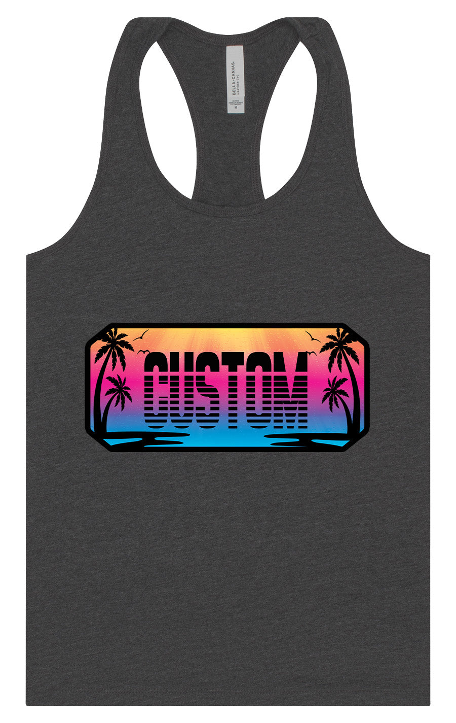 Custom Beach Shades Women's Racerback Tank