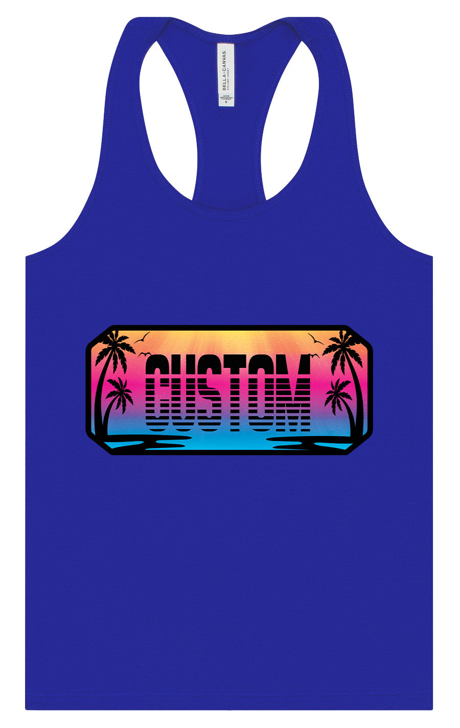Custom Beach Shades Women's Racerback Tank