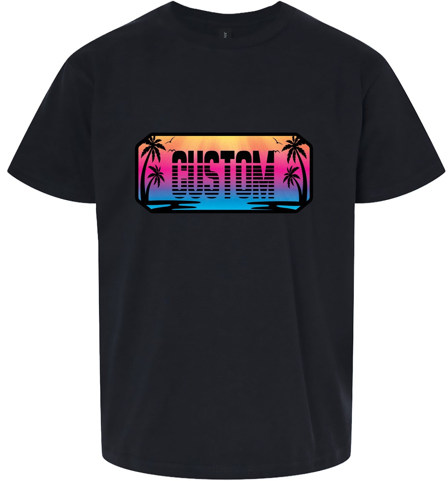 Custom Beach Shades Children's Gildan Soft Shirt