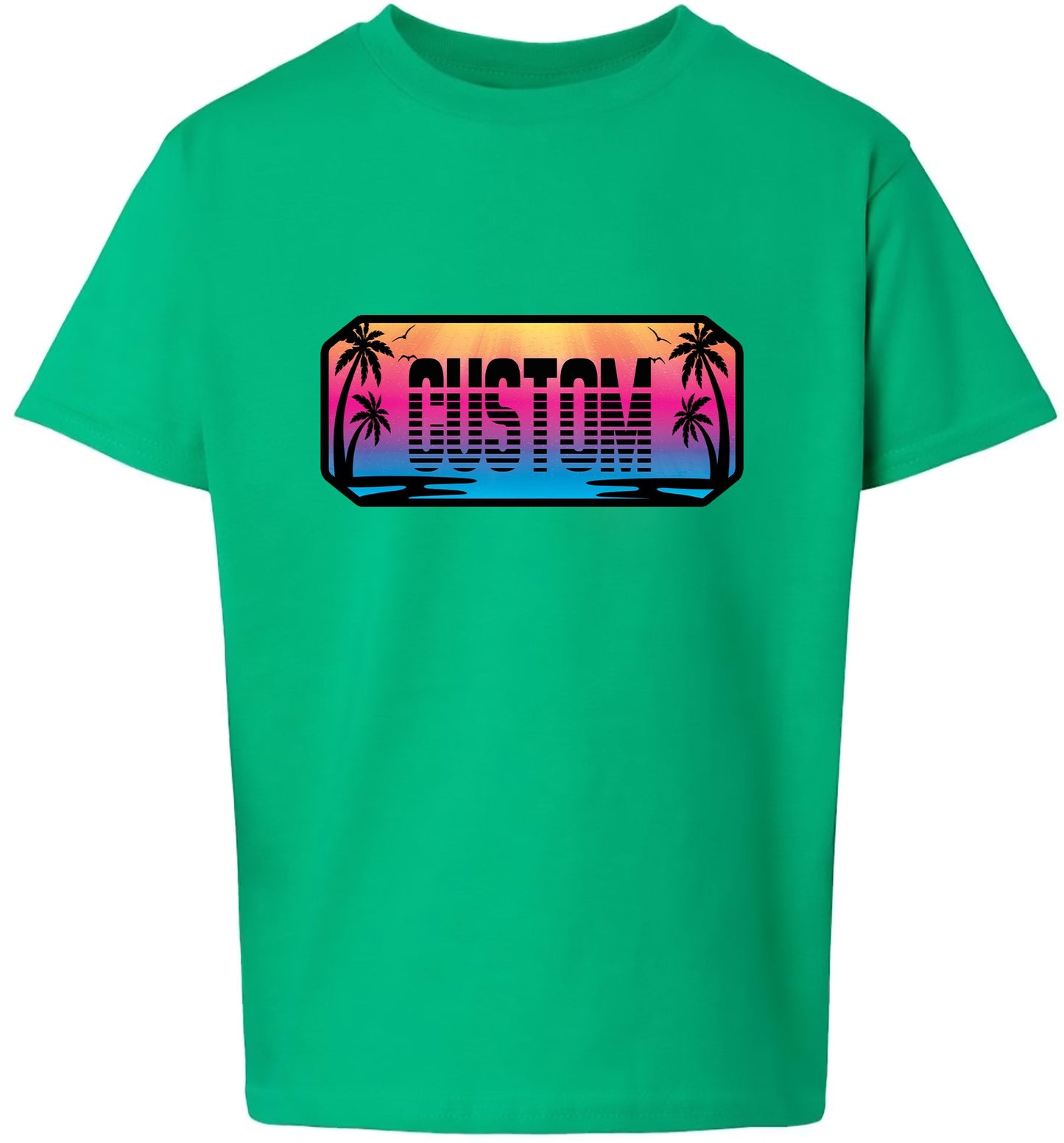 Custom Beach Shades Children's Gildan Soft Shirt