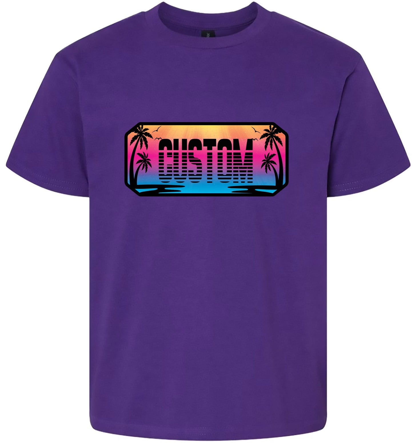 Custom Beach Shades Children's Gildan Soft Shirt