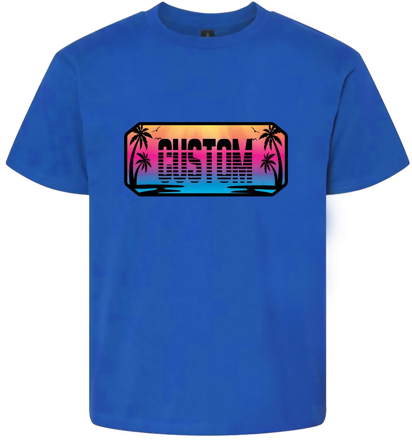 Custom Beach Shades Children's Gildan Soft Shirt