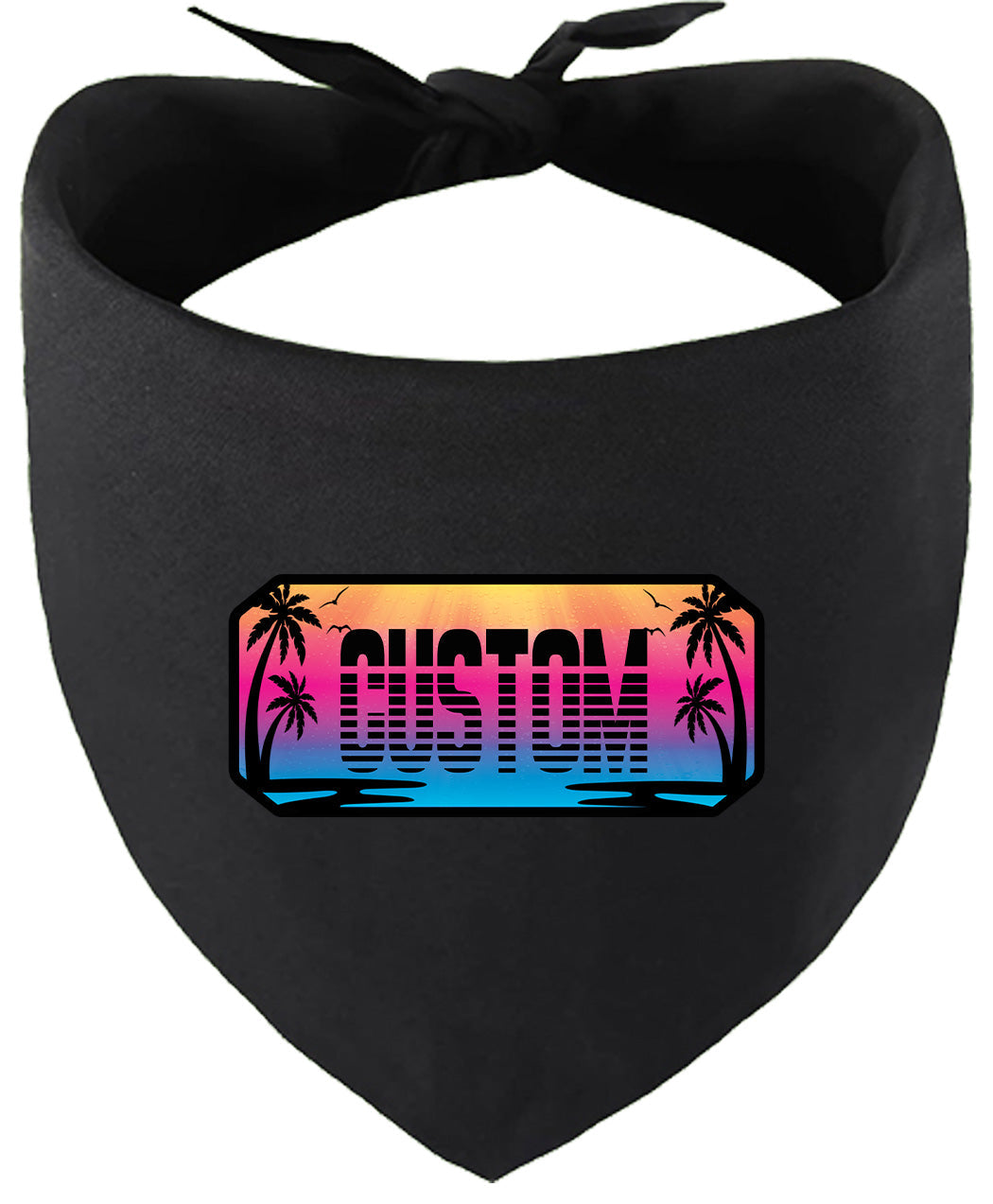 Custom Beach Shades Pet Bandana