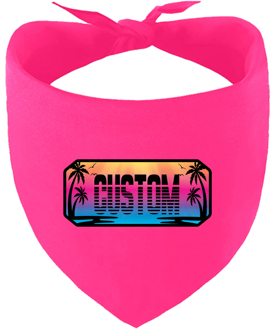 Custom Beach Shades Pet Bandana