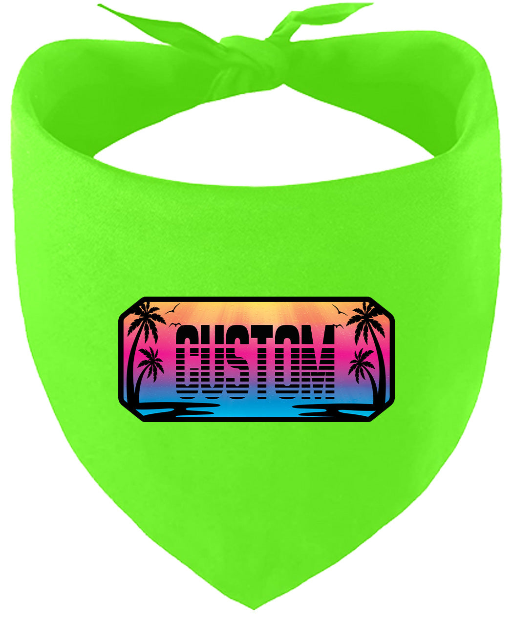 Custom Beach Shades Pet Bandana