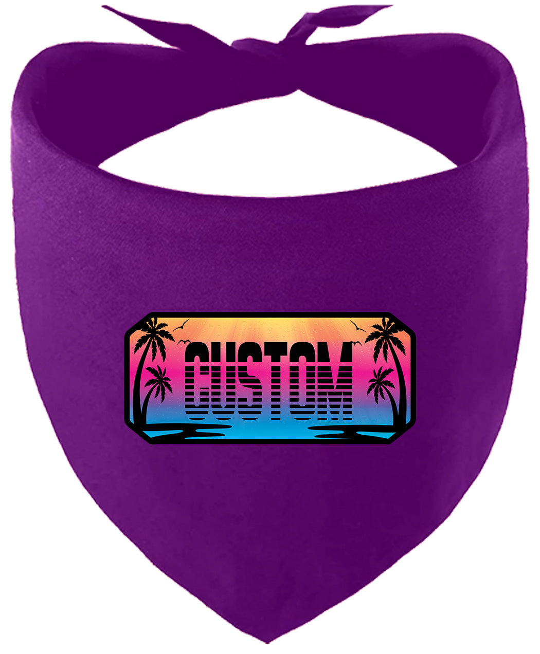 Custom Beach Shades Pet Bandana