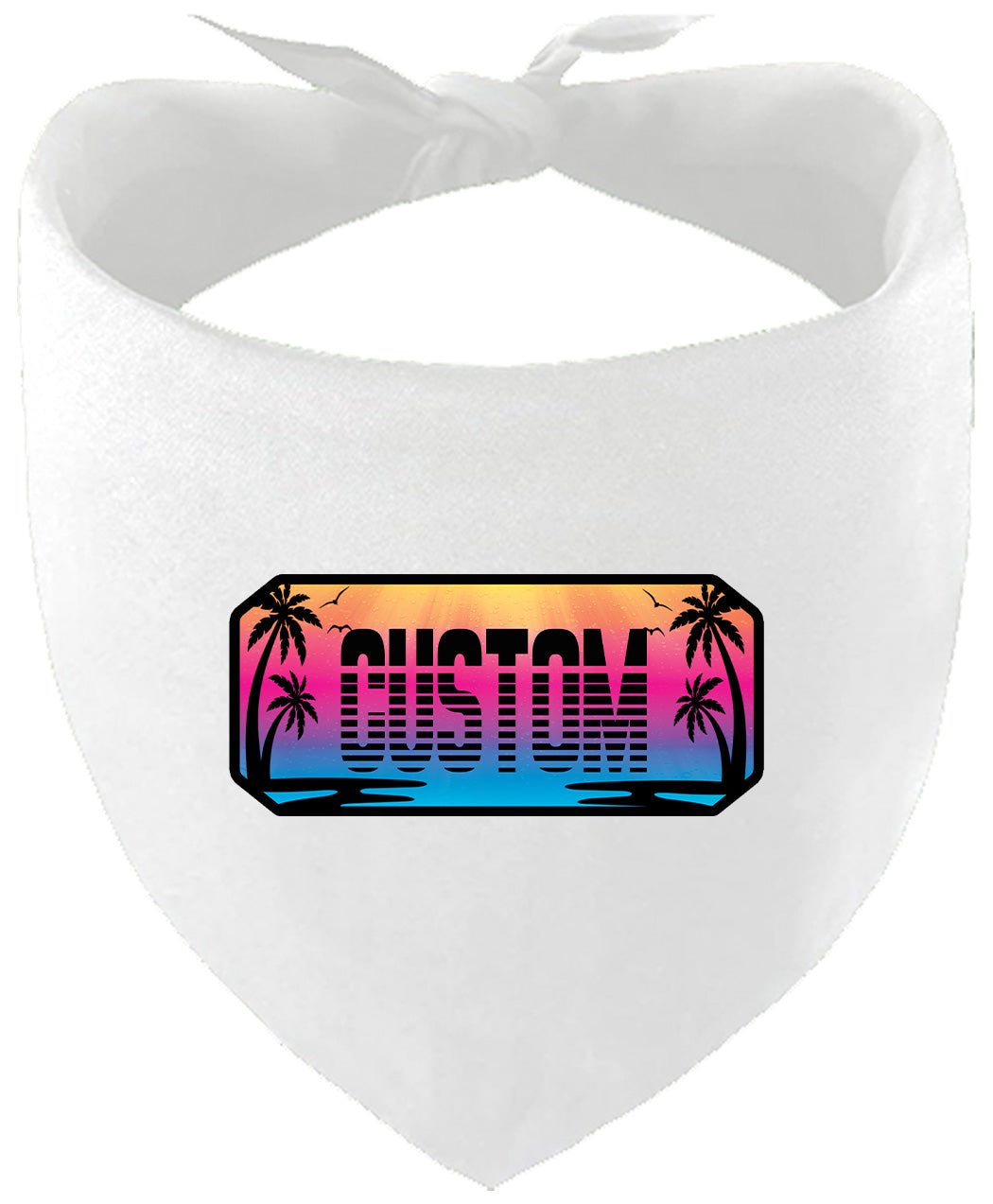 Custom Beach Shades Pet Bandana